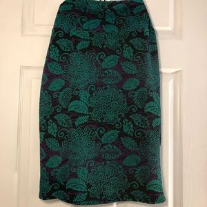 Cassie Skirt-purple & emerald.